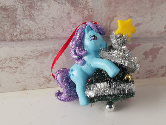 Enesco Christmas Ornament - Blue Belle
