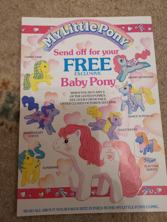 UK Mail Order Leaflet - Baby Pony