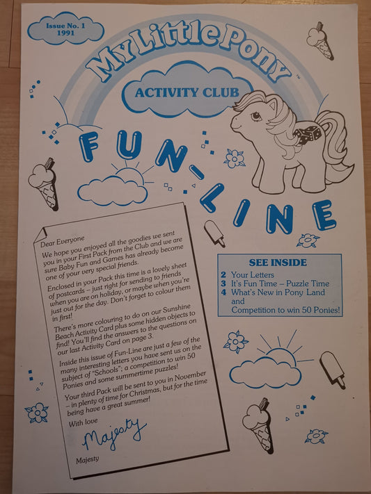 UK Club Newsletter - Issue 1 1991